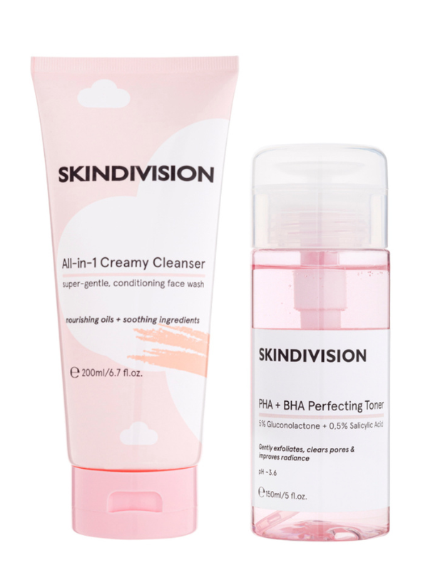 SkinDivision - Cleanser + Toner Duo